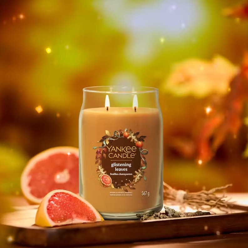 Glistening Leaves - Signature Jar L von Yankee Candle