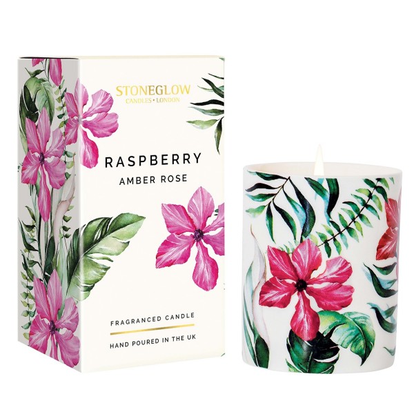 Urban Botanics Duftkerze - Raspberry & Amber Rose von Stoneglow