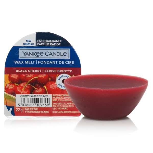 Wax Melts - Black Cherry - 3 Stück von Yankee Candle