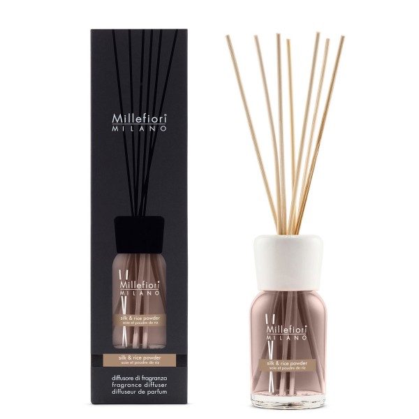Natural - Silk & Rice Powder - Stick Diffuser 250ml