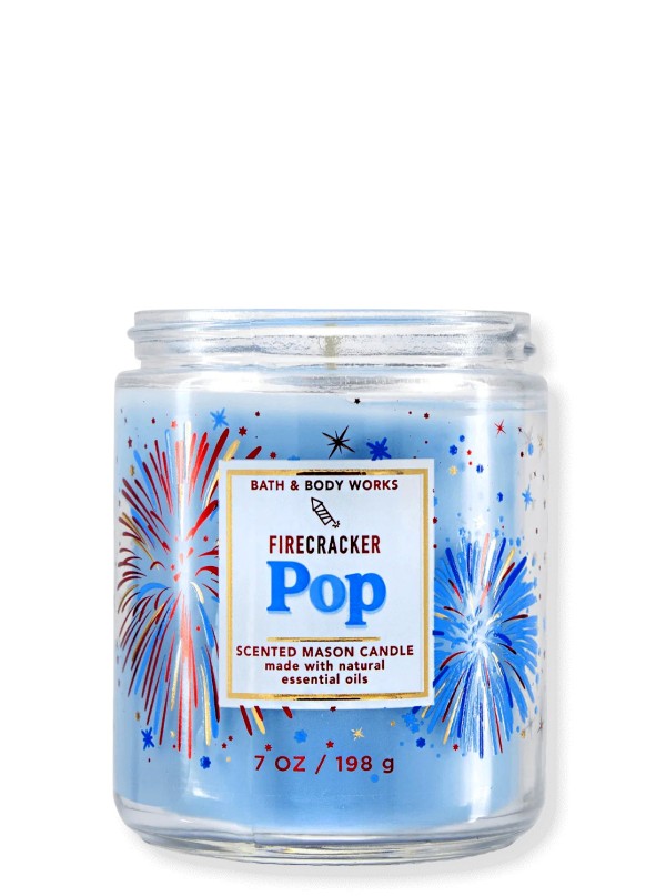 Kerze - Firecracker Pop - 1-Docht 198g von Bath and Body Works