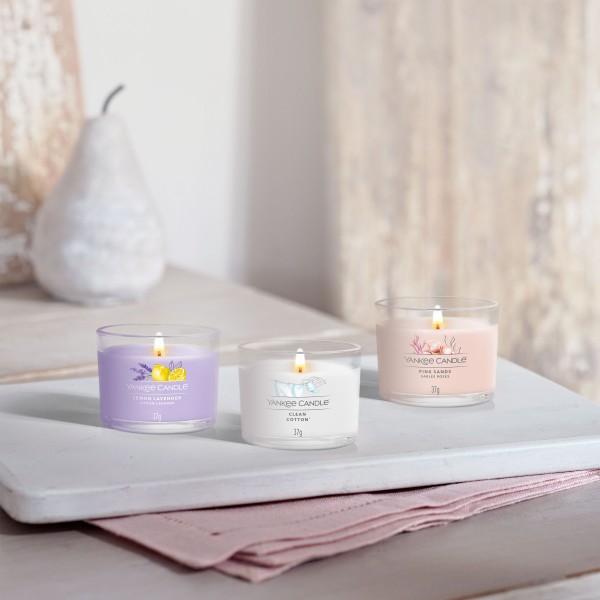 Pink Sands - 3 Votivkerzen im Glas von Yankee Candle
