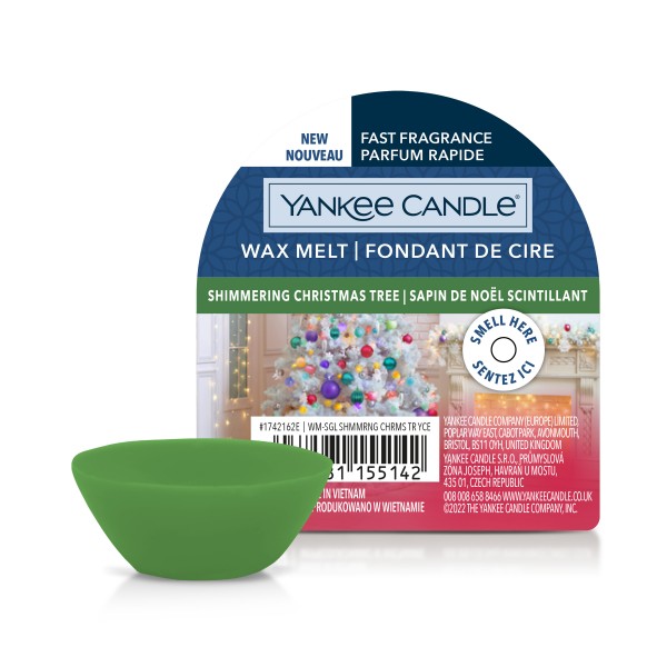 Wax Melts - Shimmering Christmas Tree - 3 Stück von Yankee Candle