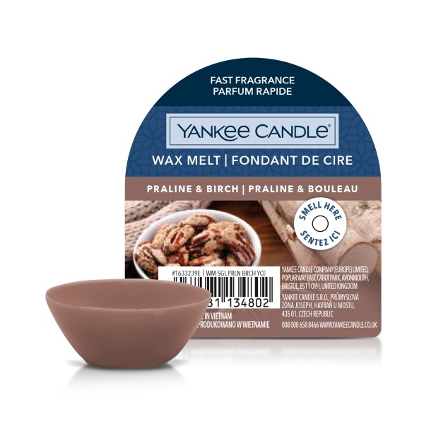 Wax Melts - Praline & Birch - 3 Stück von Yankee Candle