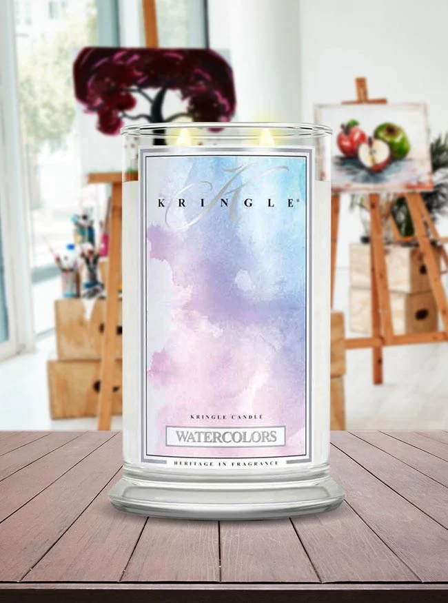Watercolors - Jar L von Kringle Candle