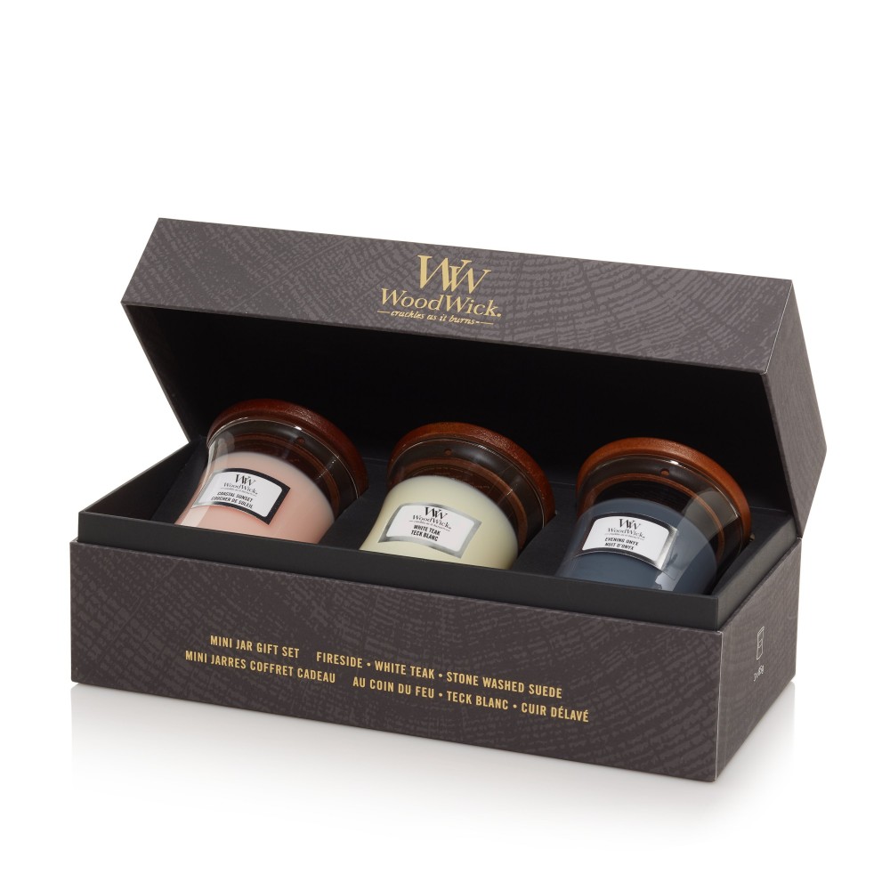 Geschenkset Floral - 3 Mini Jar von Woodwick