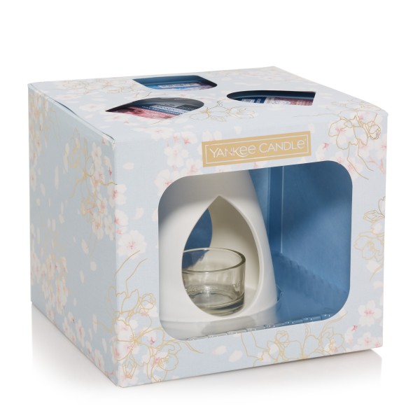 Duftlampe weiss mit Wax Melts von Yankee Candle