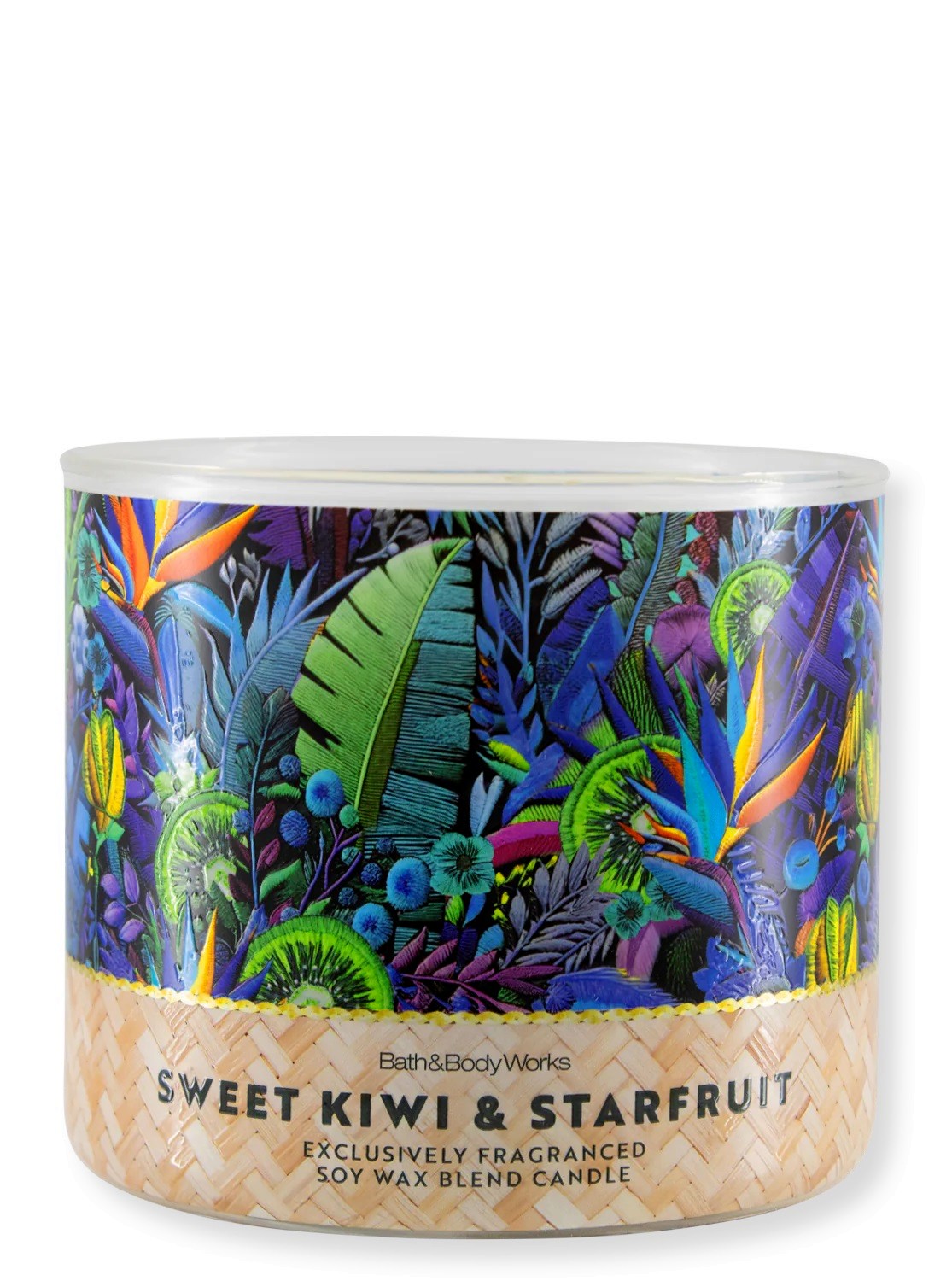 Kerze - Sweet Kiwi & Starfruit - 3-Docht 411g von Bath and Body Works