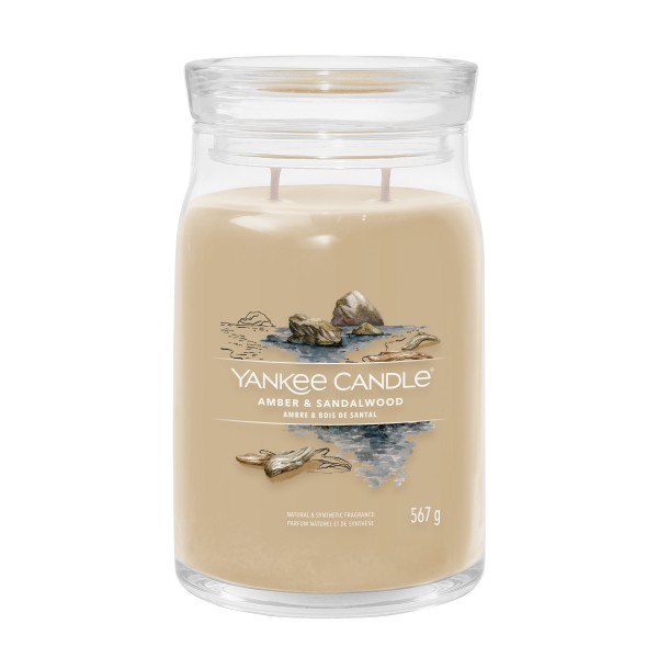 Amber & Sandalwood - Signature  Jar L