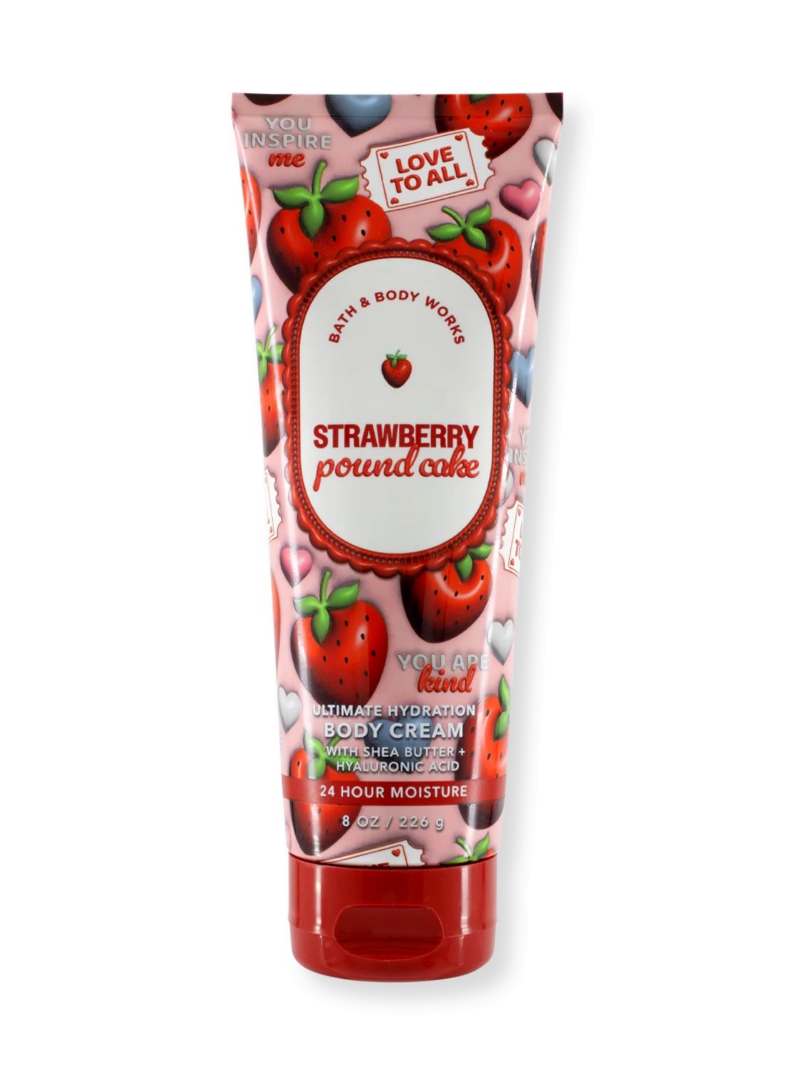 Body Cream - Strawberry Pound Cake - 226g von Bath and Body Works