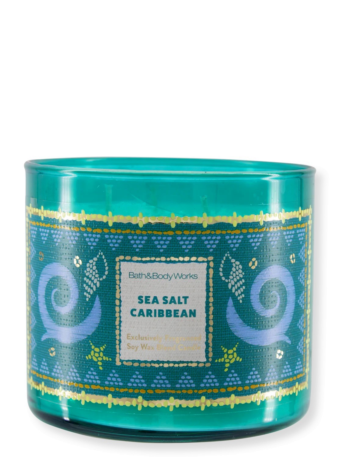 Kerze - Sea Salt Caribbean - 3-Docht 411g von Bath and Body Works