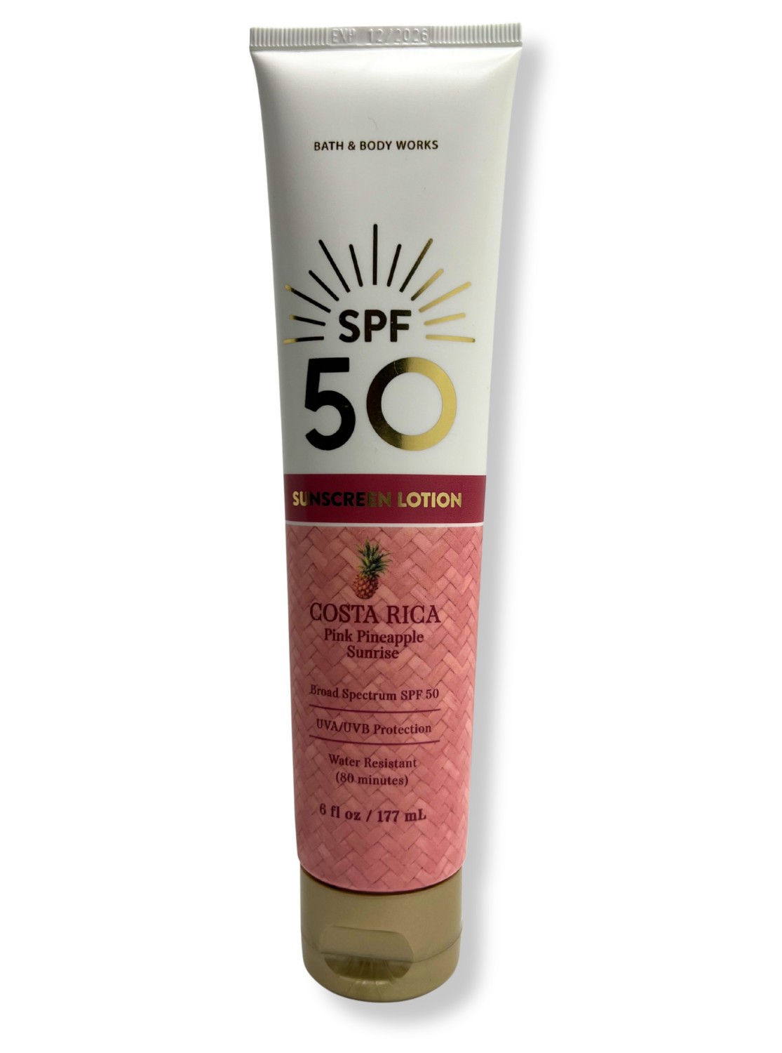 Sonnencreme - Costa Rica - Pink Pineapple Sunrise - 177ml von Bath and Body Works