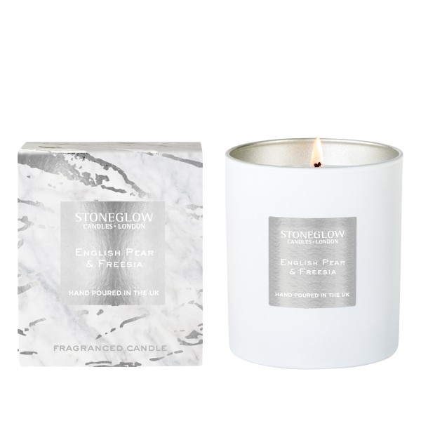Luna Duftkerze - English Pear & Freesia von Stoneglow