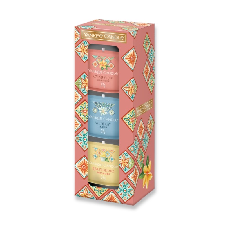 Geschenkset Hello Italy - 3 Mini-Kerzen von Yankee Candle