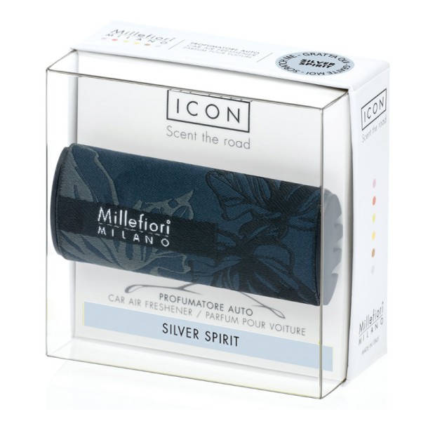 ICON Autoduft "Textile Floral" - Silver Spirit von Millefiori