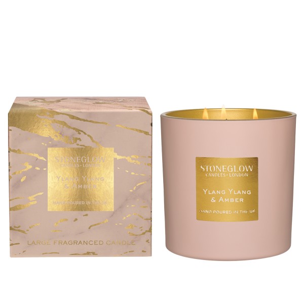 Luna Duftkerze XL - Ylang Ylang & Amber von Stoneglow