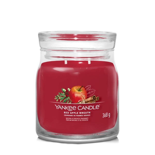 Red Apple Wreath - Signature  Jar M