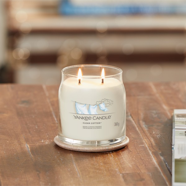 Clean Cotton - Signature  Jar M von Yankee Candle