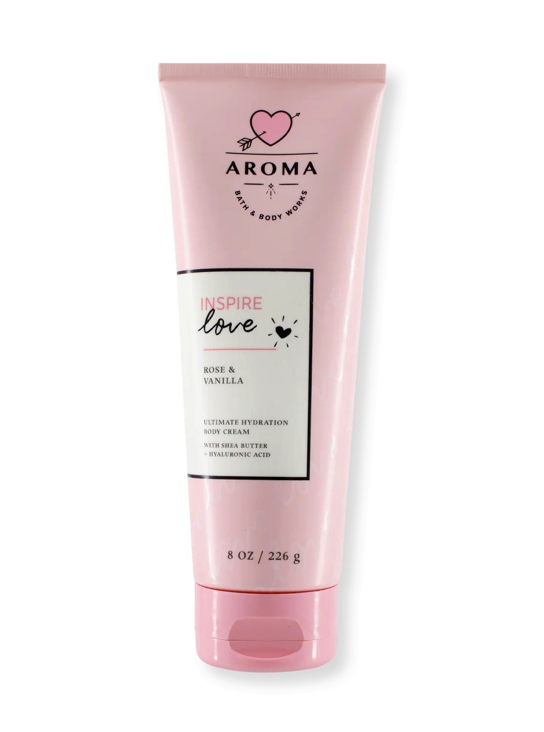 Body Cream - AROMA - Inspire Love - Rose & Lavender - 226g von Bath and Body Works