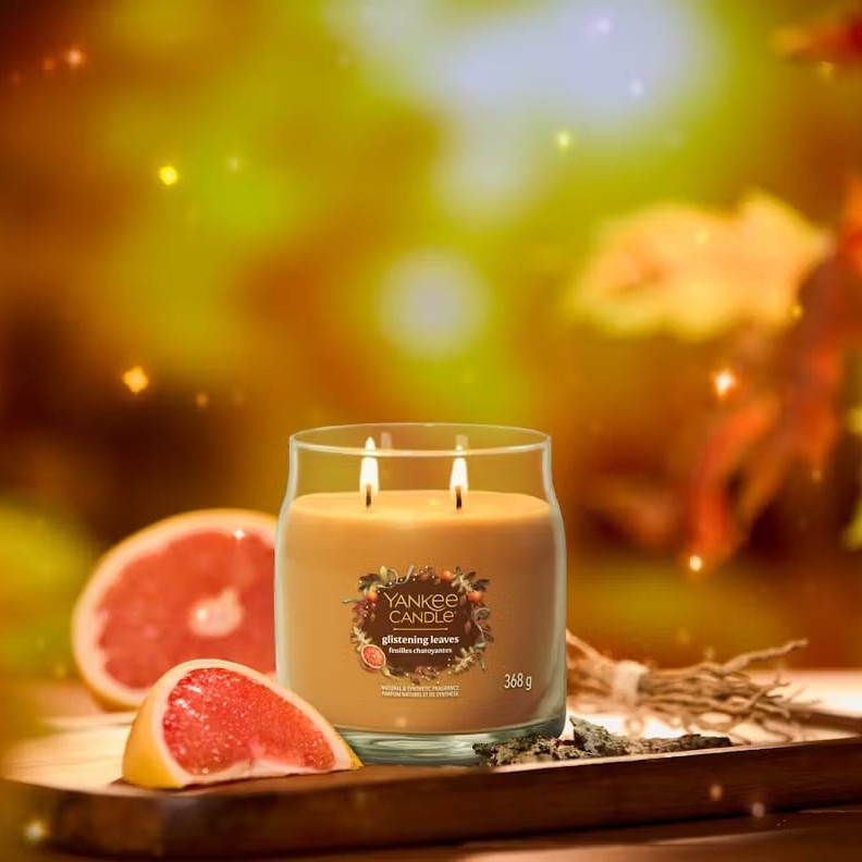 Glistening Leaves - Signature Jar M von Yankee Candle