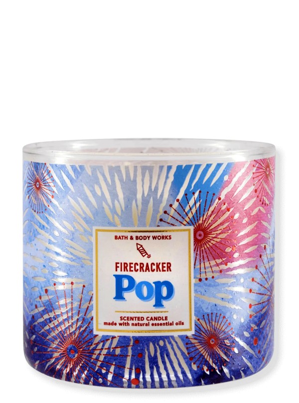 Kerze - Firecracker Pop - 3-Docht 411g