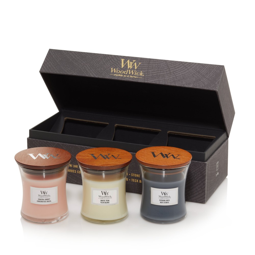 Geschenkset Floral - 3 Mini Jar von Woodwick