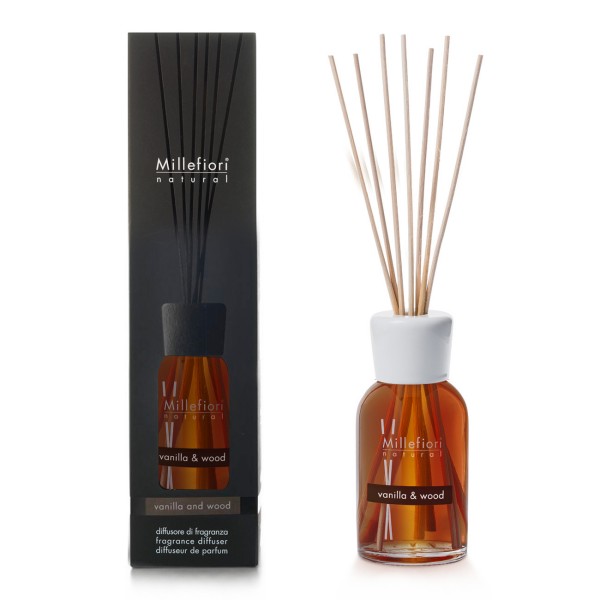 Natural - Vanilla & Wood - Stick Diffuser 250ml