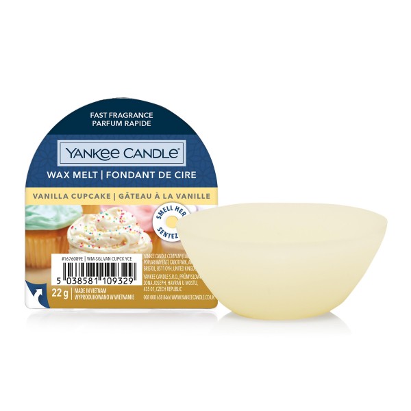 Wax Melts - Vanilla Cupcake - 3 Stück von Yankee Candle