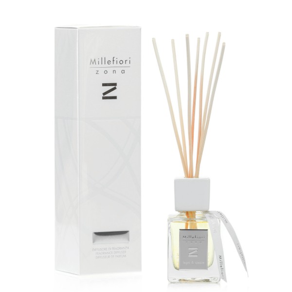 Zona - Legni & Spezie - Stick Diffuser 100ml von Millefiori