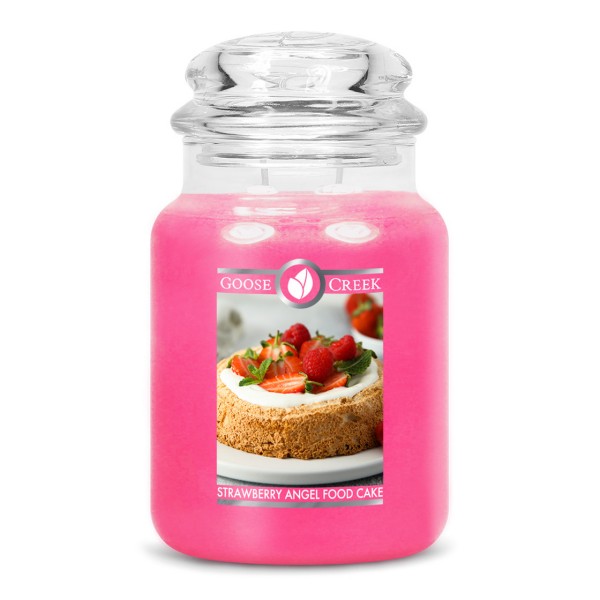 Strawberry Angel Food Cake - 680g von Goose Creek