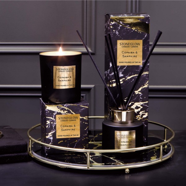 Luna Duftkerze - Copaiba & Samphire von Stoneglow