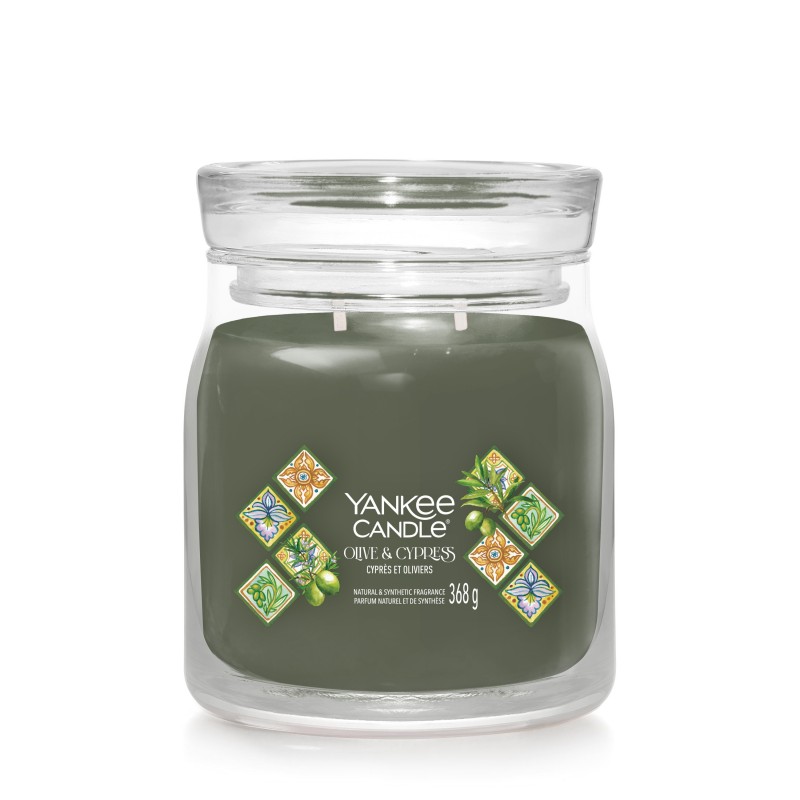 Olive & Cypress - Signature Jar M von Yankee Candle