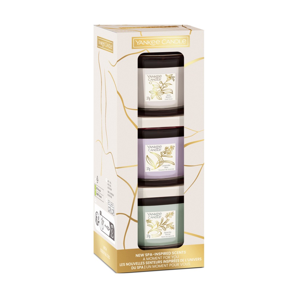 Geschenkset Little Luxuries - 3 kleine Votivkerzen von Yankee Candle