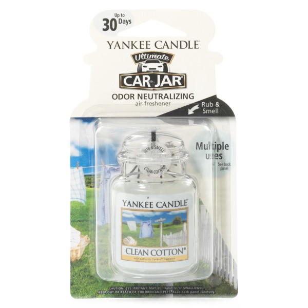Car Jar Ultimate - Clean Cotton von Yankee Candle