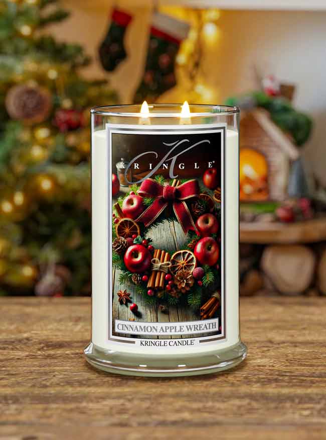 Cinnamon Apple Wreath - Jar L von Kringle Candle