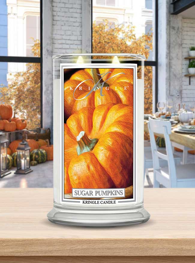 Sugar Pumpkins - Jar L von Kringle Candle