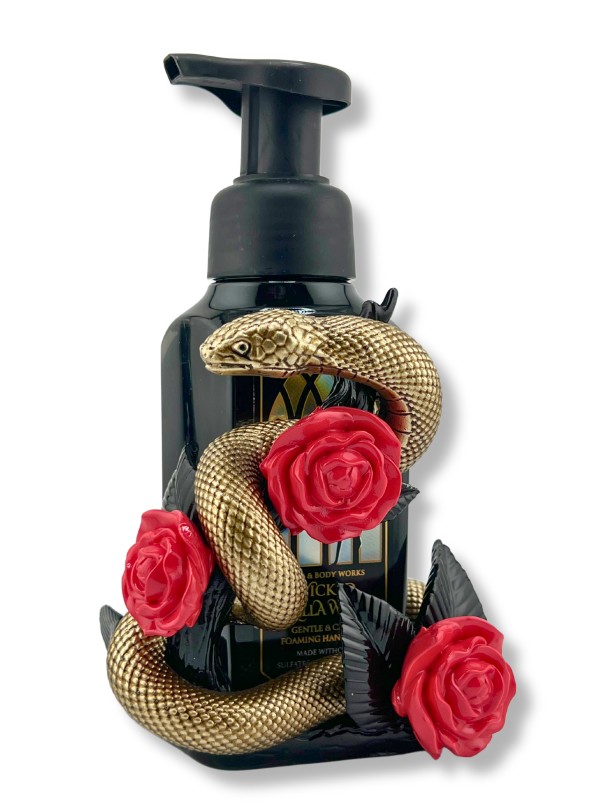 Schaumseifenhalter - Schlange mit Rosen von Bath and Body Works