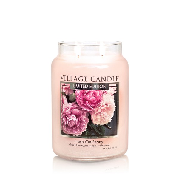 Fresh Cut Peony - 737g von Village Candle