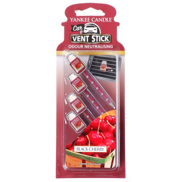 Car Vent Stick - Black Cherry von Yankee Candle